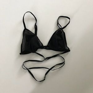 Black XS bralette VS